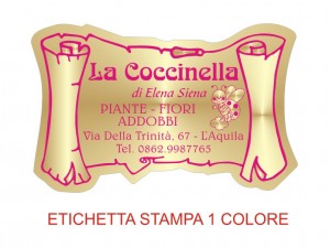 Etichette adesive per fioristi, fiorai e vivaisti grandi (mm 55x36)  (cod.18G)